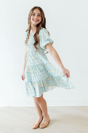 Buttercup Blooms Smocked Ruffle Dress-Mila & Rose ®
