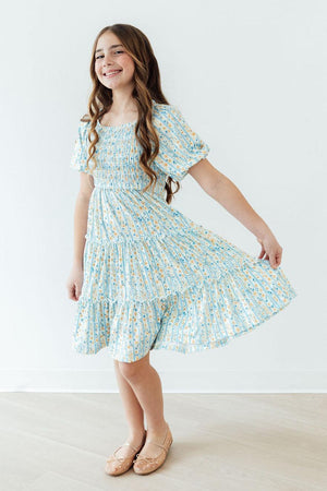 Buttercup Blooms Smocked Ruffle Dress-Mila & Rose ®