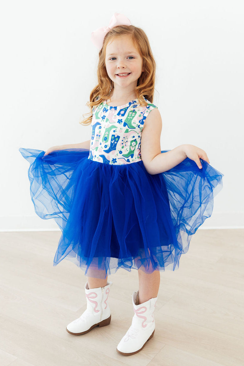 Boots & Blooms Tank Tutu Dress-Mila & Rose ®