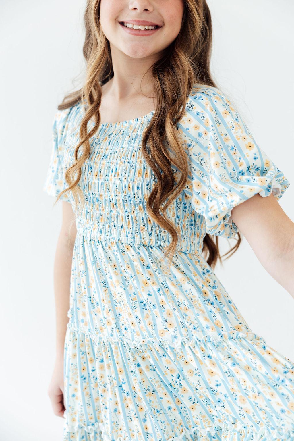 Buttercup Blooms Smocked Ruffle Dress-Mila & Rose ®