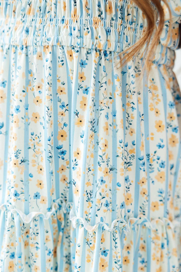 Buttercup Blooms Smocked Ruffle Dress-Mila & Rose ®