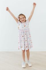 Game Day Girlie S/S Pocket Twirl Dress-Mila & Rose ®