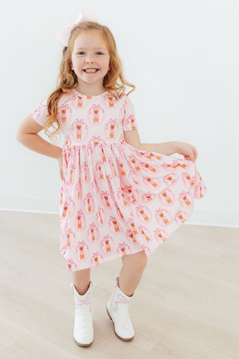 Girl's Best Friend S/S Pocket Twirl Dress 2T