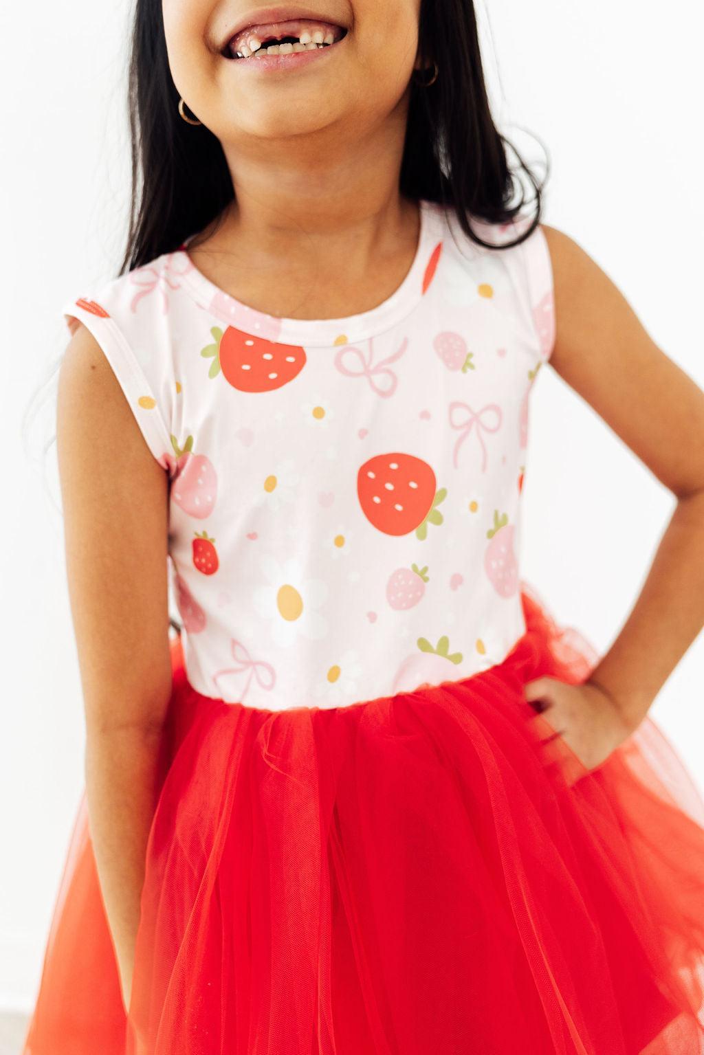 Strawberry Shortcake Tank Tutu Dress-Mila & Rose ®