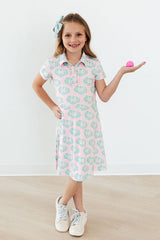 She's on the Green S/S Polo Dress-Mila & Rose ®