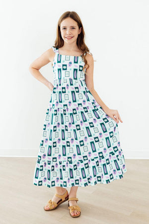 Surfer Girl Ruffle Maxi Dress-Mila & Rose ®