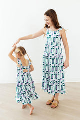 Surfer Girl Ruffle Maxi Dress-Mila & Rose ®