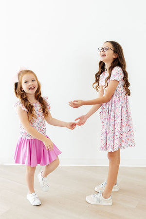 Whimsical Woods S/S Ruffle Tee-Mila & Rose ®