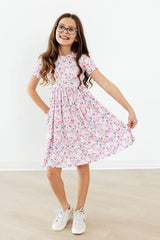 Whimsical Woods S/S Pocket Twirl Dress-Mila & Rose ®