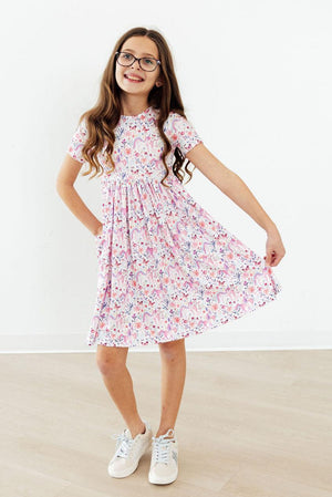 Whimsical Woods S/S Pocket Twirl Dress-Mila & Rose ®