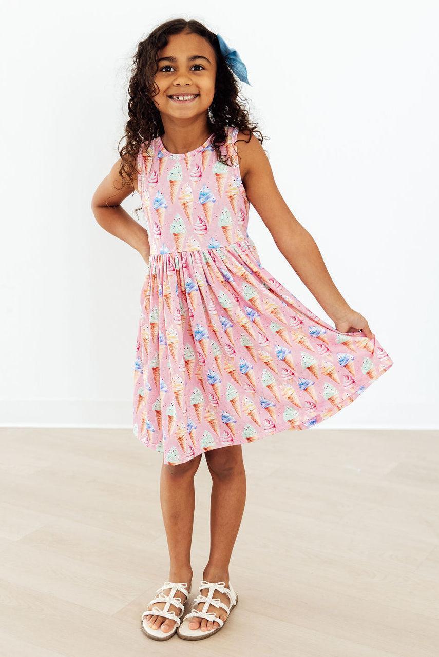 Ice Cream Dreams Tank Twirl Dress-Mila & Rose ®