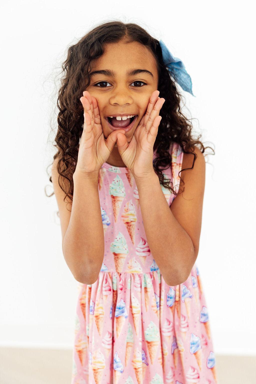 Ice Cream Dreams Tank Twirl Dress-Mila & Rose ®