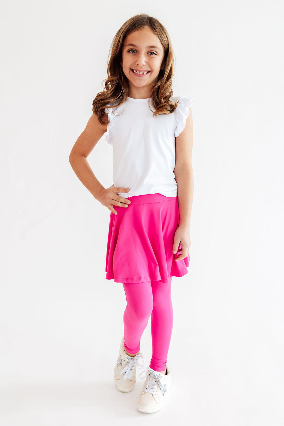 (S) Hot Pink Twirl Skegging-Mila & Rose ®