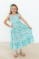 Bluebell Breeze Ruffle Maxi Dress-Mila & Rose ®