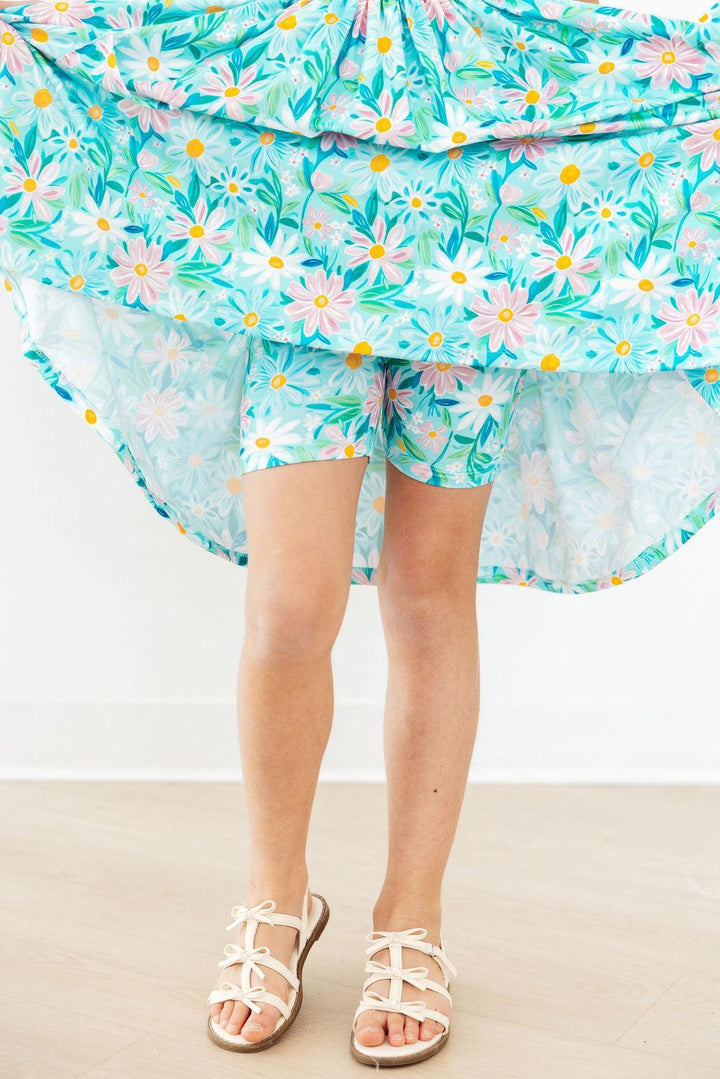 Preppy Daisies Twirl Shorts-Mila & Rose ®