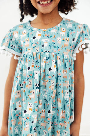 Furry Friends Pom Pom Dress-Mila & Rose ®