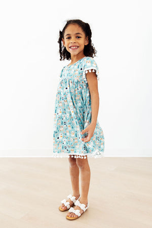 Furry Friends Pom Pom Dress-Mila & Rose ®