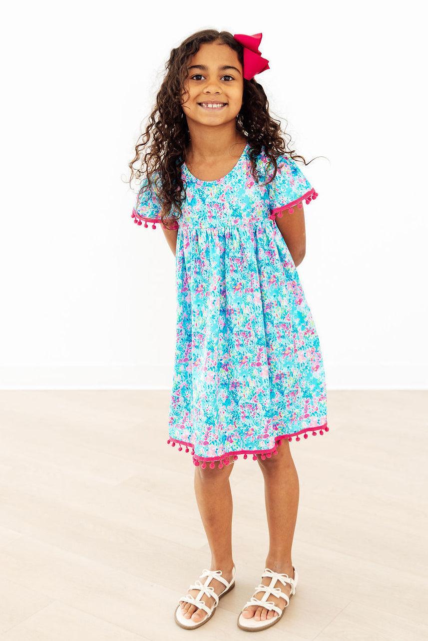 Girls' Pom Pom Dresses & Rompers | Mila & Rose Girls' Pom Pom Dresses & Rompers | Mila & Rose