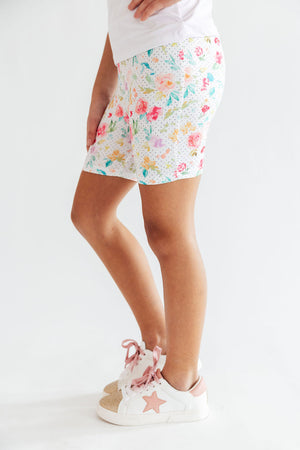 Painted Posies Twirl Shorts-Mila & Rose ®