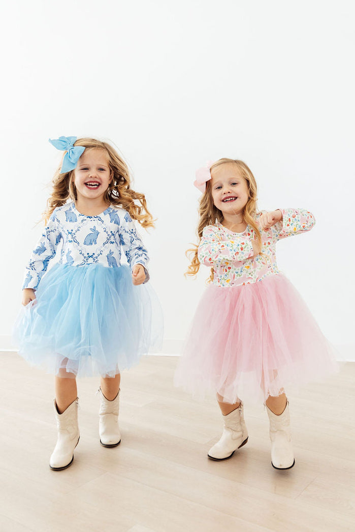Bunny Hop L/S Tutu Dress-Mila & Rose ®