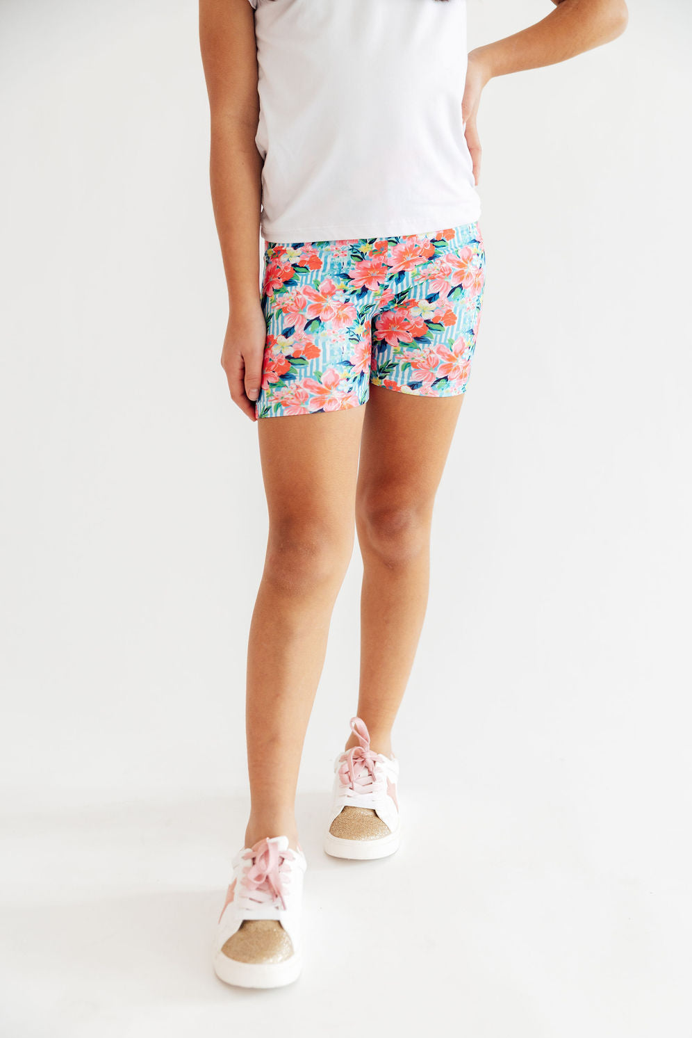 Petals in Paradise Twirl Shorts-Mila & Rose ®