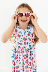 Little Miss Liberty Tank Twirl Dress-Mila & Rose ®