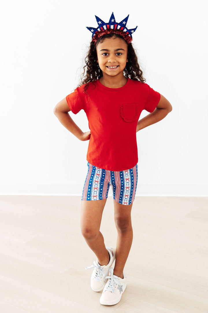 All-American Girl Twirl Shorts-Mila & Rose ®