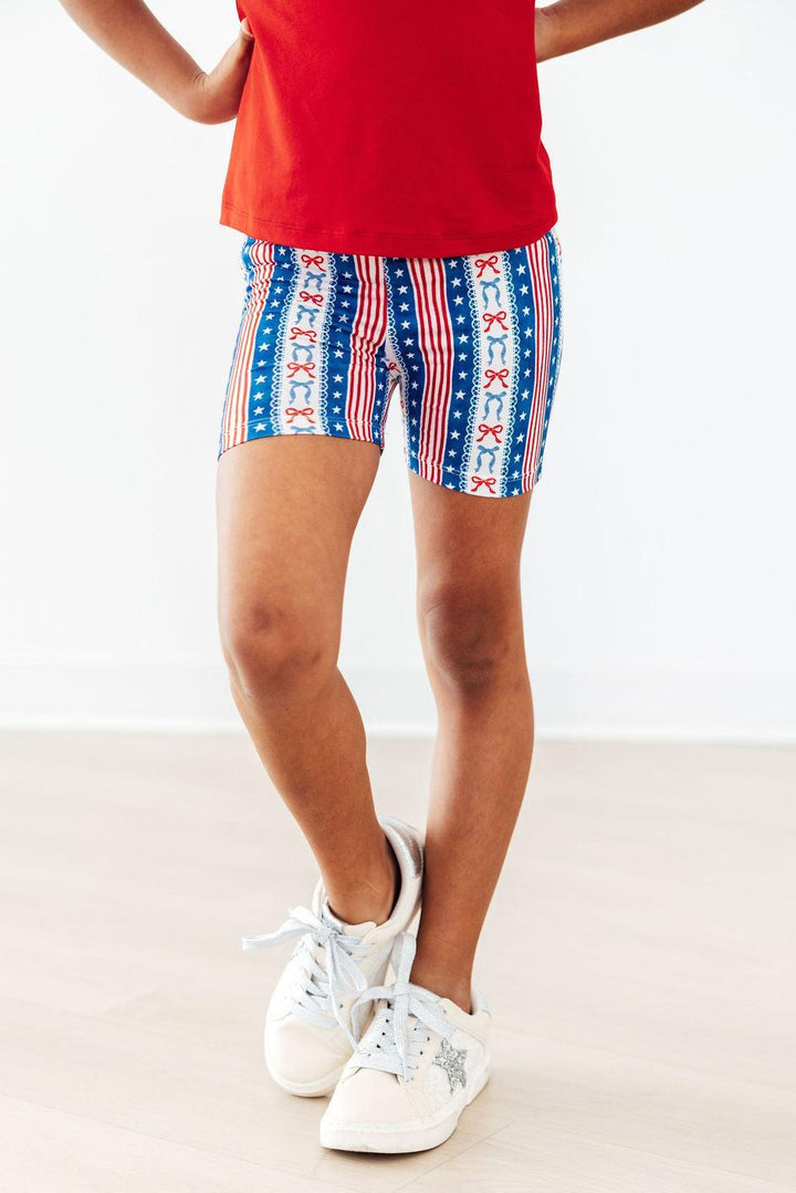 All-American Girl Twirl Shorts-Mila & Rose ®