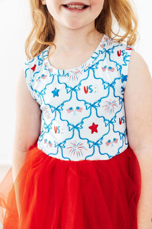 (V) Firework Fun Tank Tutu Dress-Mila & Rose ®