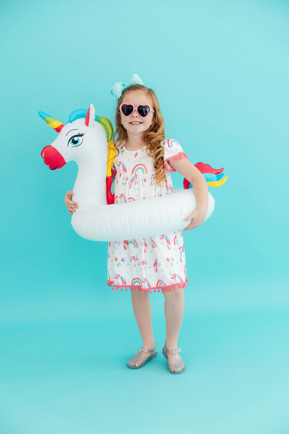 Unicorn Magic Pom Pom Dress-Mila & Rose ®
