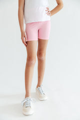 Bubblegum Pink Twirl Shorts-Mila & Rose ®