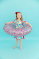Fun Floaties Pom Pom Dress-Mila & Rose ®