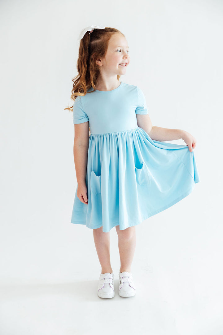 Bluebird S/S Pocket Twirl Dress-Mila & Rose ®