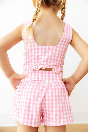 Go-Getter Gingham Active Romper-Mila & Rose ®