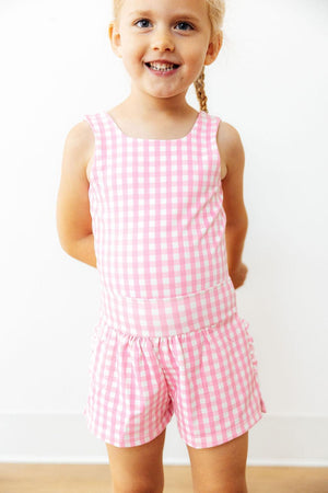 Go-Getter Gingham Active Romper-Mila & Rose ®