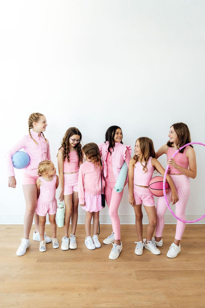 Go-Getter Gingham Puffer Vest-Mila & Rose ®