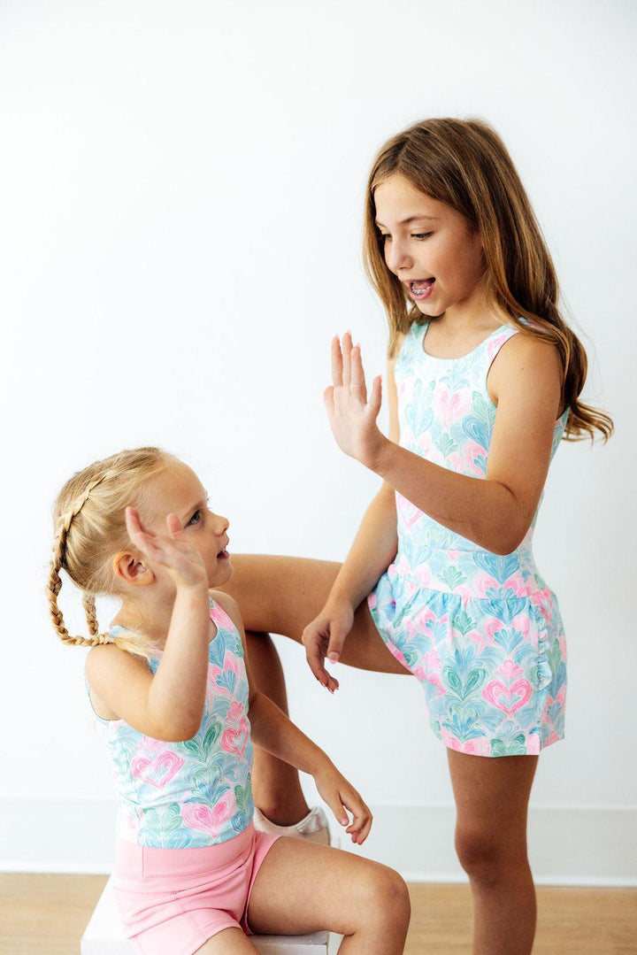 Happy Hearts Active Romper-Mila & Rose ®
