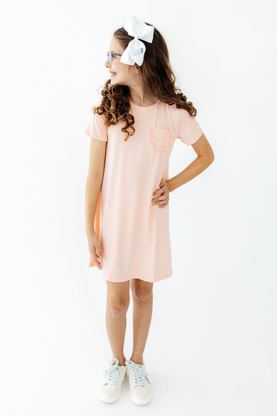 Hot Pink T-Shirt Dress