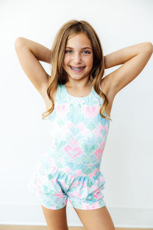 Happy Hearts Active Romper-Mila & Rose ®