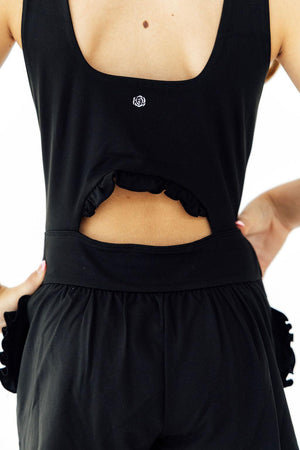 Balanced Black Active Romper-Mila & Rose ®