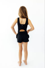 Balanced Black Active Romper-Mila & Rose ®