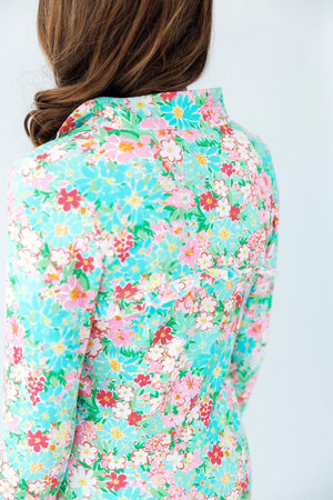 Power Petals Full-Zip Ruffle Active Jacket-Mila & Rose ®