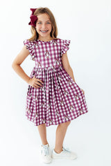 Virginia Tech Plaid Hokie Flutter Twirl Dress-Mila & Rose ®