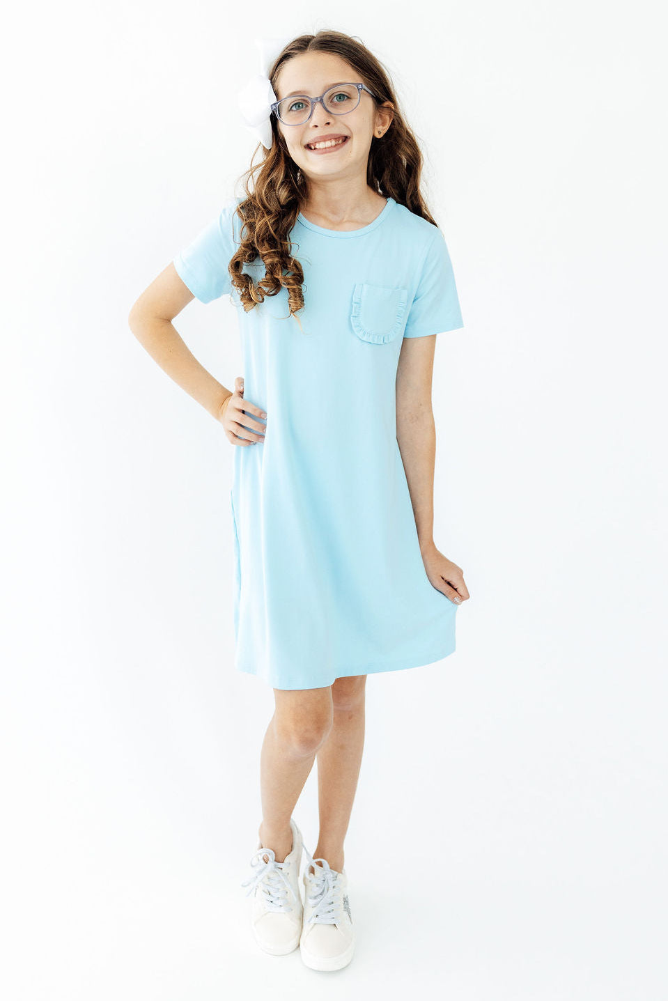Bluebird T-Shirt Dress-Mila & Rose ®