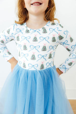 Coquette Christmas L/S Tutu Dress-Mila & Rose ®