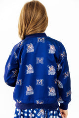 Montana State University Blue Bobcat Satin Jacket-Mila & Rose ®