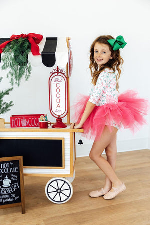 Bows & Mistletoe 3/4 Tutu Leotard-Mila & Rose ®