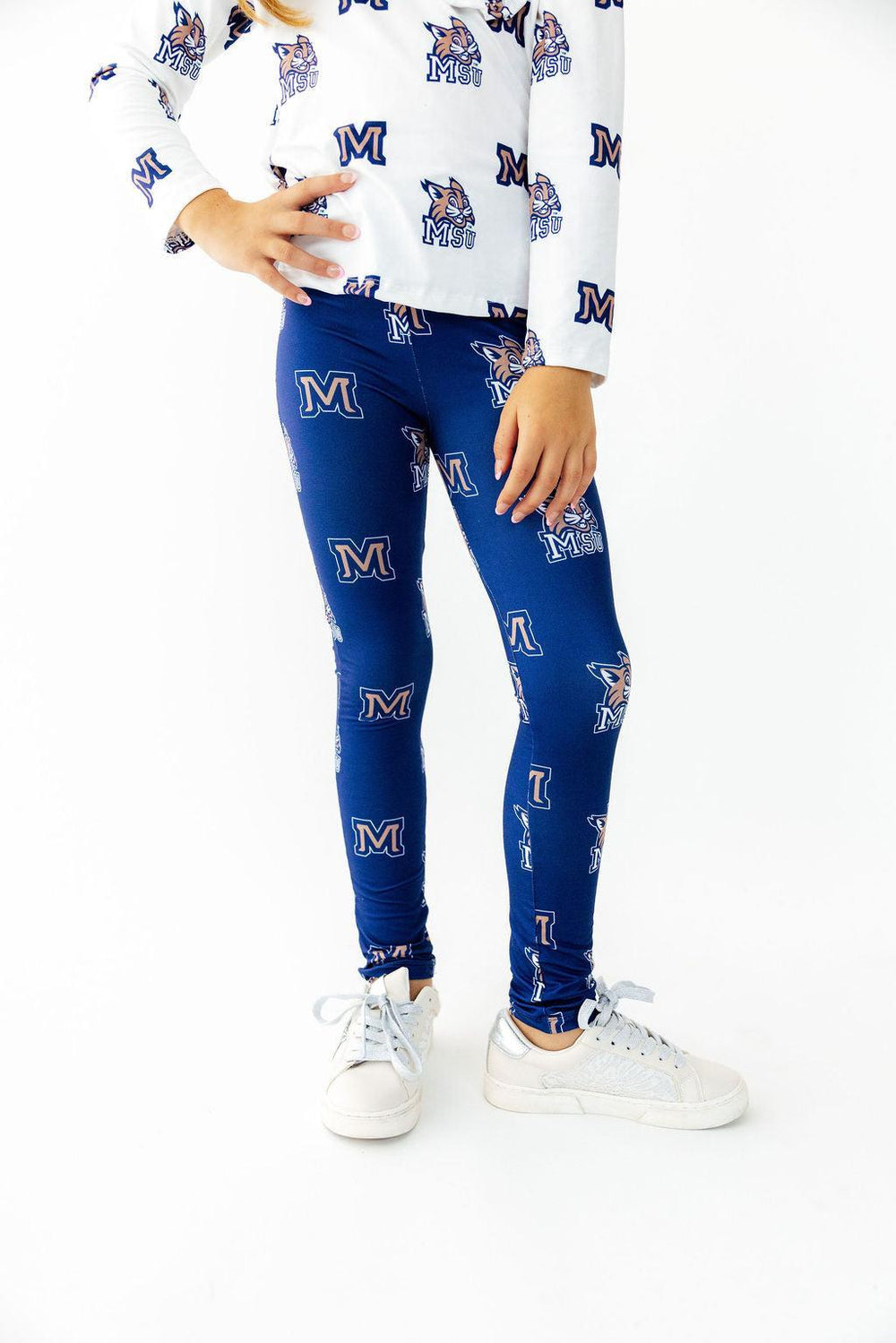 Montana State University Blue Bobcat Leggings-Mila & Rose ®