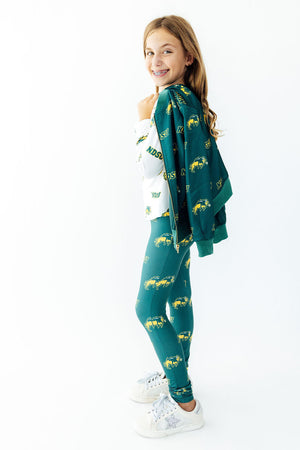 North Dakota State University Green Bison Leggings