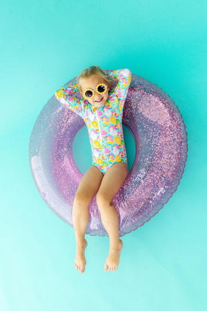Pool Party L/S Flutter One-Piece Swimsuit-Mila & Rose ®